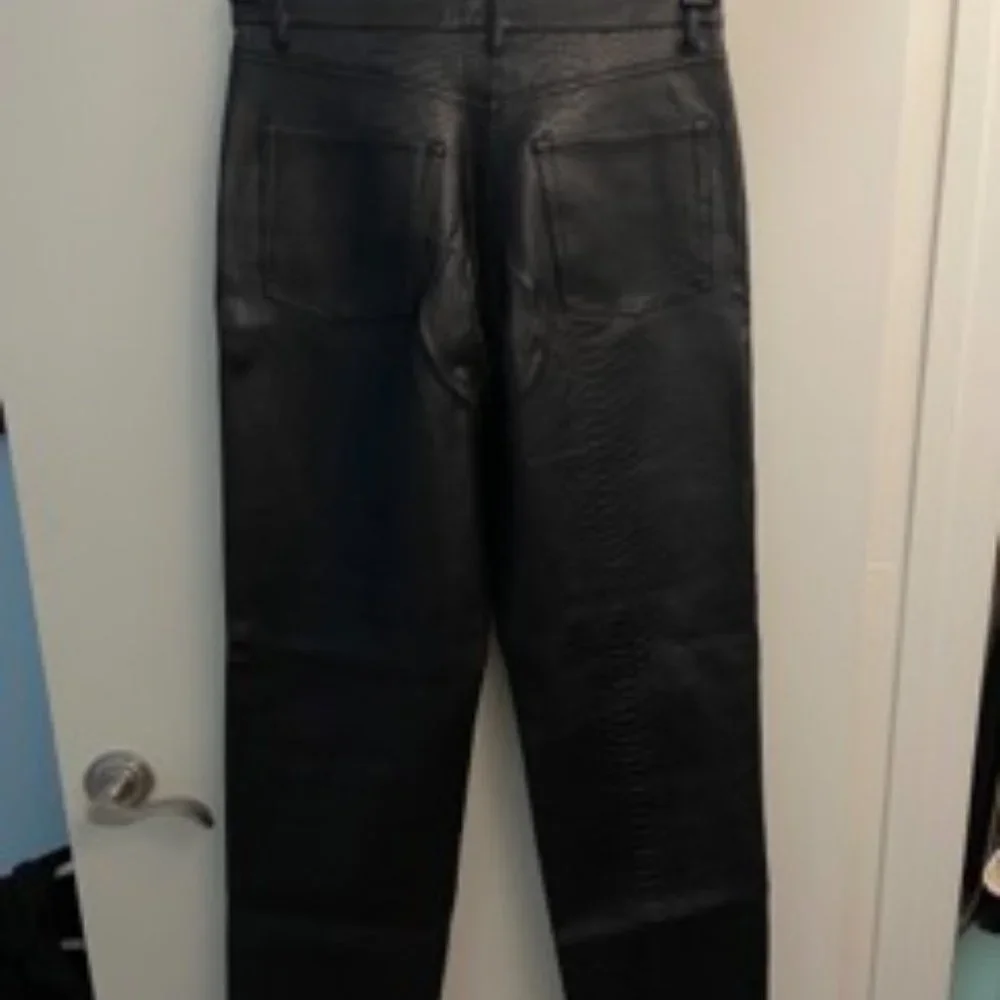 ARITZIA, High Waisted Vegan Leather Python Pants, The Melina Pants, Wilfred - Picture 7 of 7